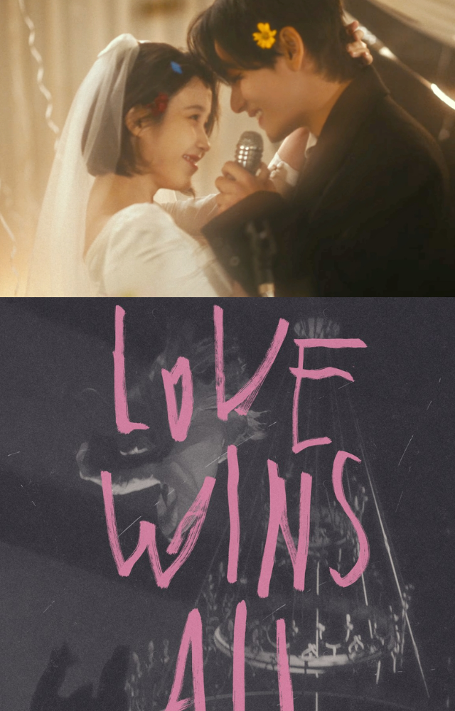 Artist IU, known for her versatile voice, delivers a soothing song about overcoming obstacles with love. It topped charts and resonated deeply with listeners.