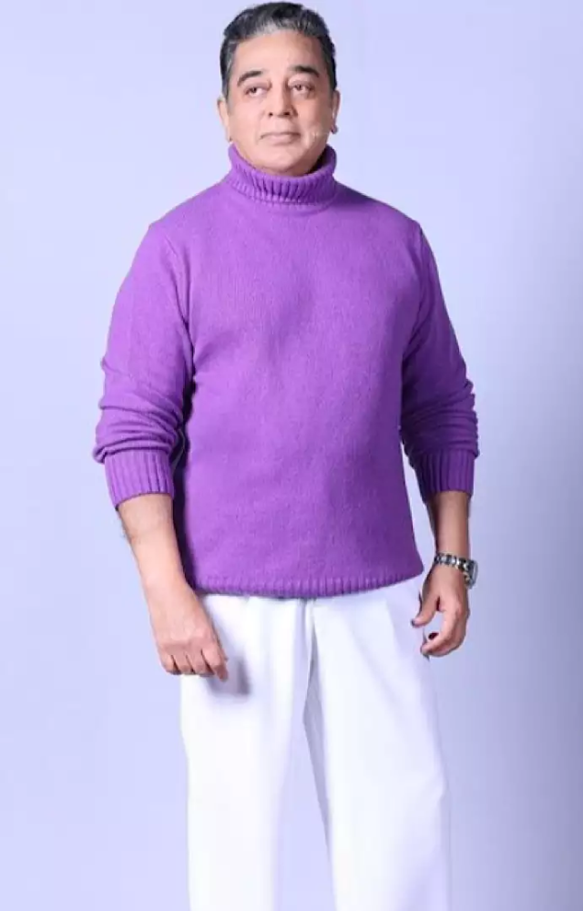  Kamal Haasan often opts for casual wear that exudes elegance, combining comfort with sophistication effortlessly.