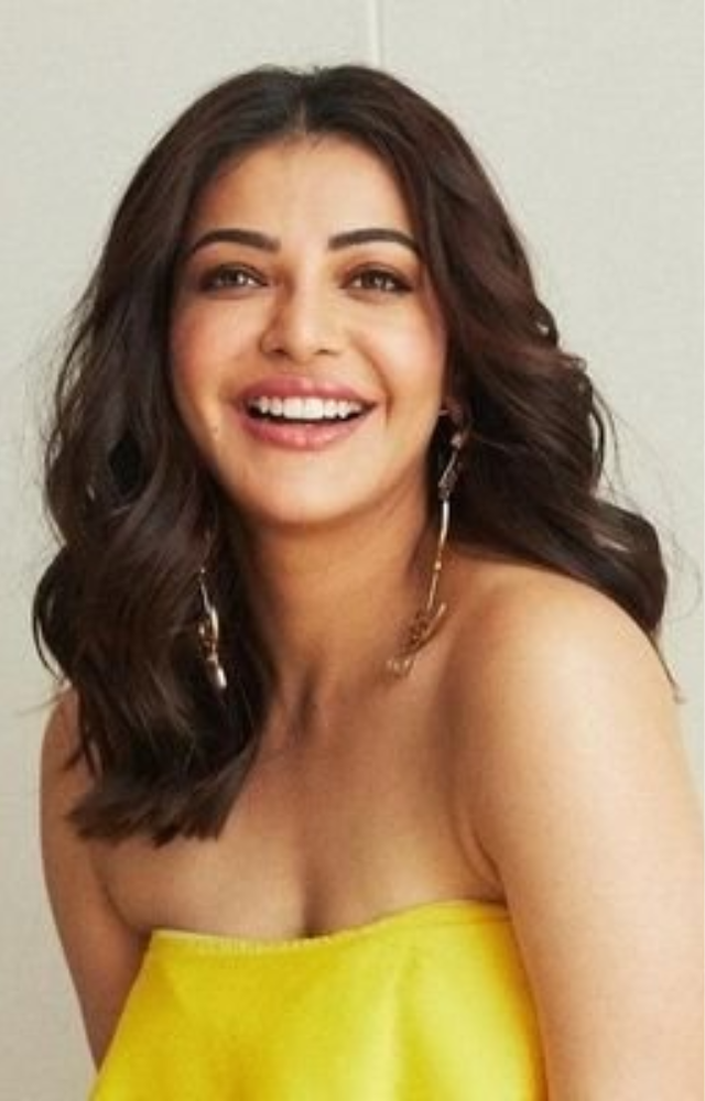  Whether it`s a flowing gown or a sleek saree, Kajal carries off yellow with elegance, opting for silhouettes that enhance her natural grace.

