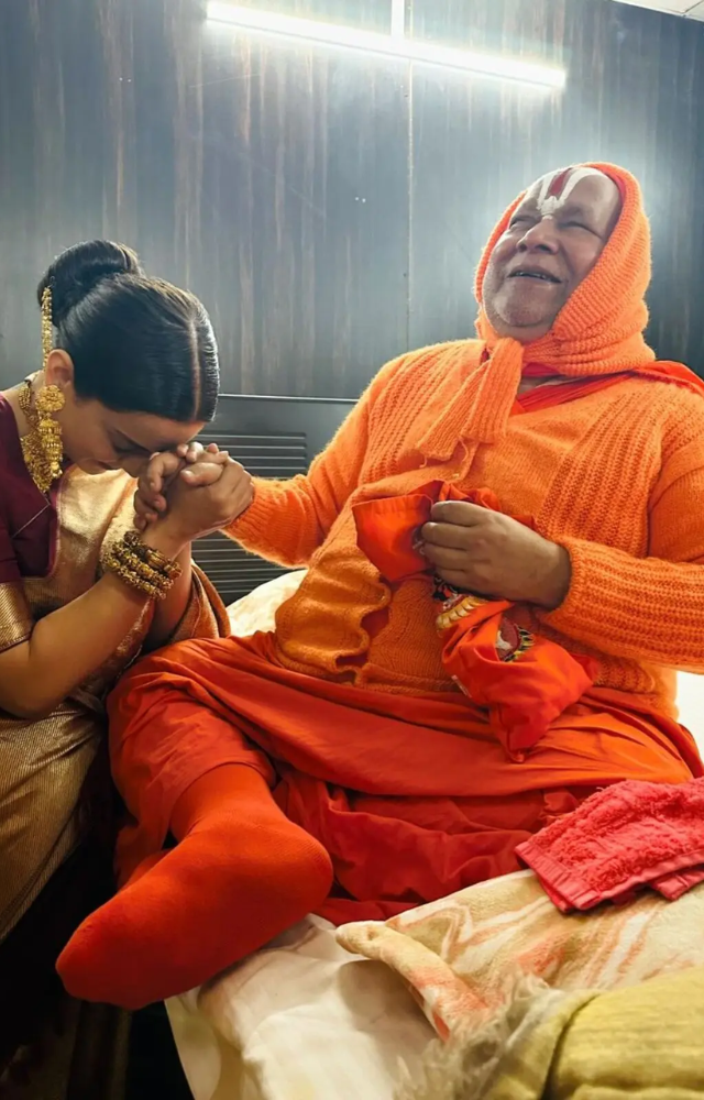 Kangana Ranaut has submerged herself in religious activities ahead of the Pran Pratishtha ceremony of Ram Lalla in Ayodhya`s newly-built Ram Temple