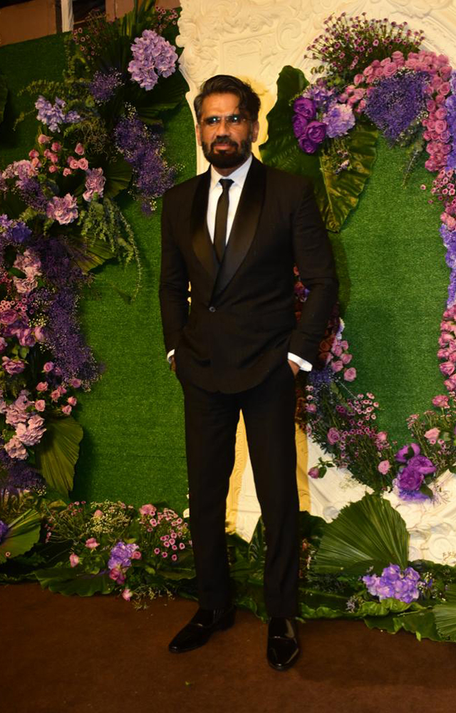 Suneil Shetty at Karan Deol`s Reception