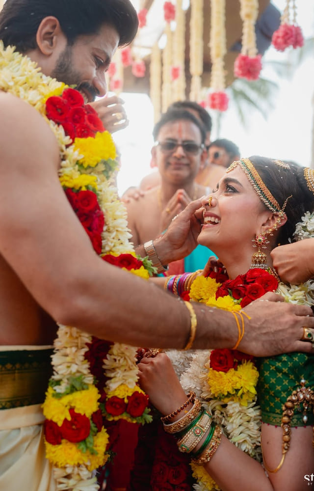 The couple had a traditional South Indian wedding where they followed all the ceremonies and rituals. Their hashtag #ForTheLoveOfNyKe is trending all over.