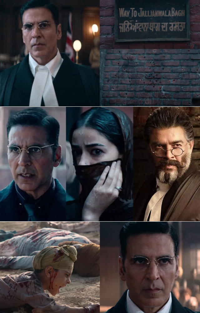 The patriotic courtroom drama is based on the ruthless Jallianwala Bagh massacre where British general Dyer opened fire, killing thousands of unarmed Indians.