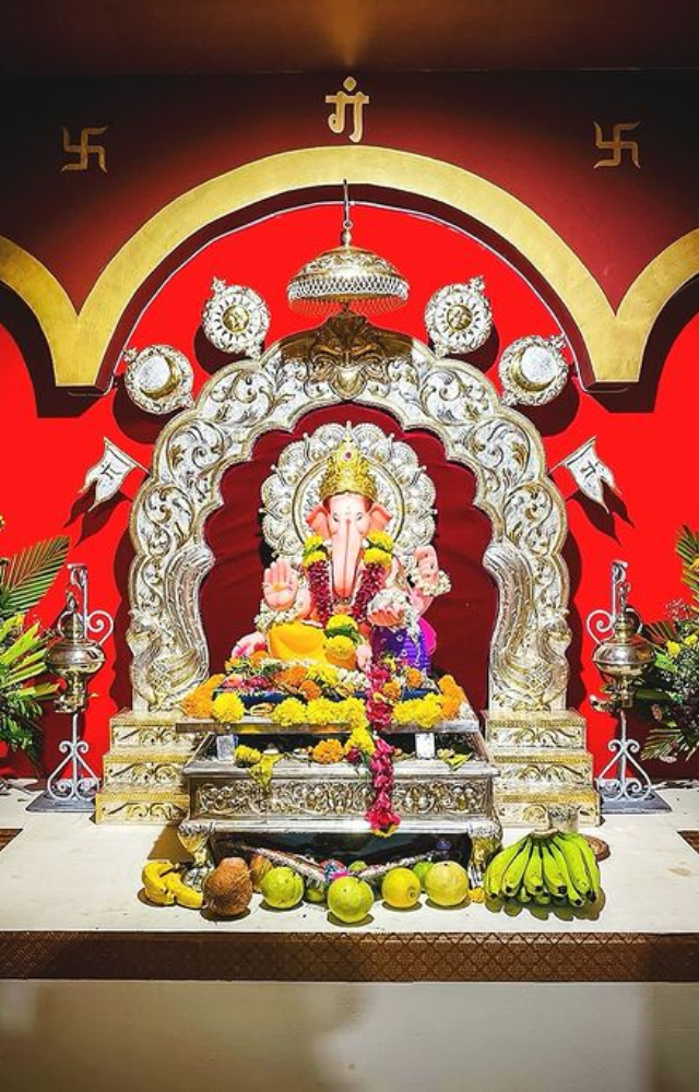 Established in 1893, Mumbai`s oldest Ganesh pandal is a cultural icon with an intricately crafted idol that preserves its traditional charm.