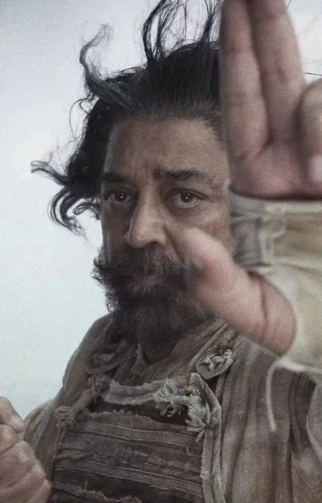 Kamal Hassan showcases his fighting skills in an action-packed scene from Thug Life