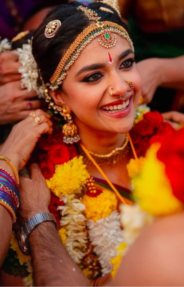 On December 12, 2024, Keerthy Suresh and Antony Thattil celebrated their private wedding in the scenic setting of Goa.
