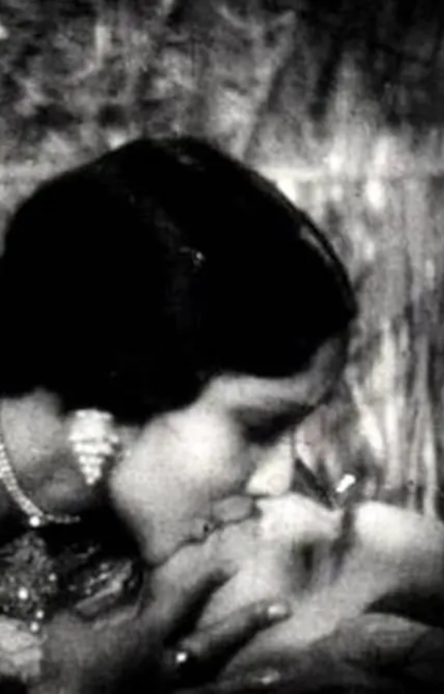This is considered the first on-screen kiss in Bollywood history. It was a long, passionate kiss that caused quite a stir at the time.