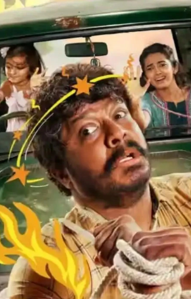 A Tamil comedy-drama helmed by Rajeshwar Kalisamy features K. Manikandan, Saanve Megghana, Nivedita Rajappan, and Guru Somasundaram.
