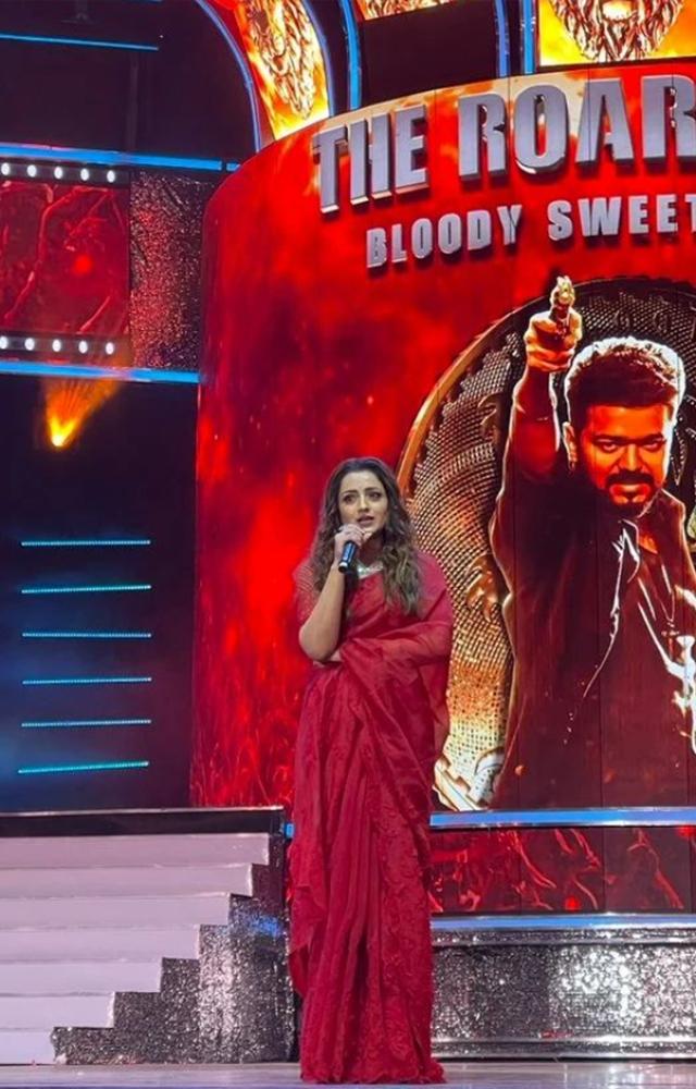 Trisha`s elegance at Leo success meet