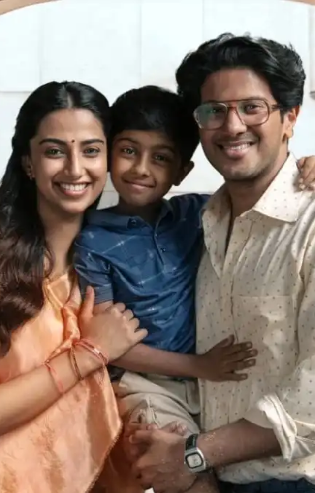Dulquer Salmaan seamlessly portrays Baskhar’s transformation from a struggling family man to a shrewd schemer with charisma and gravitas.
