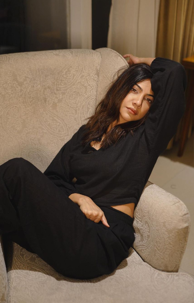 Glimpse of Madonna Sebastian`s captivating charisma and distinctive style  in black outfits!