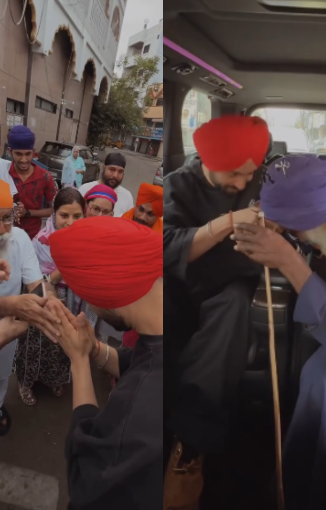 Diljit Dosanjh visit to Gurudwara 