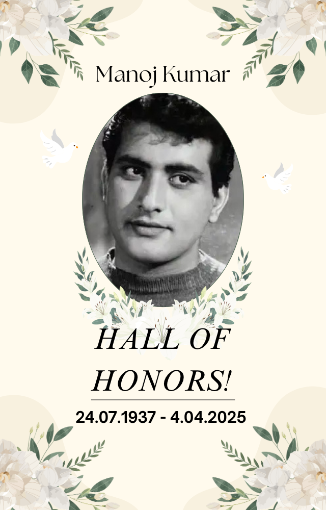 Manoj Kumar: The honors he earned! 88th birth anniversary
