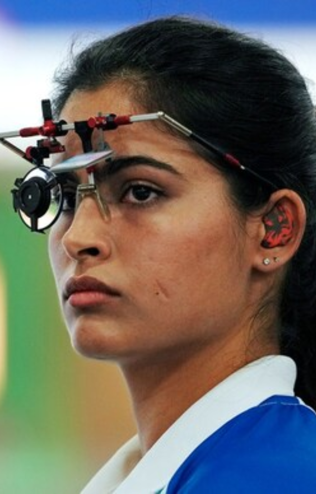 Manu Bhaker won a bronze medal at the 2024 Summer Olympics in Paris in the women`s 10 metre air pistol event.