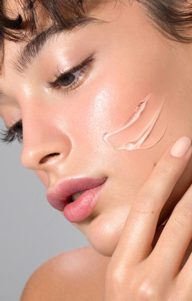 It helps control oil and keeps makeup in place. Focus on the T-zone.