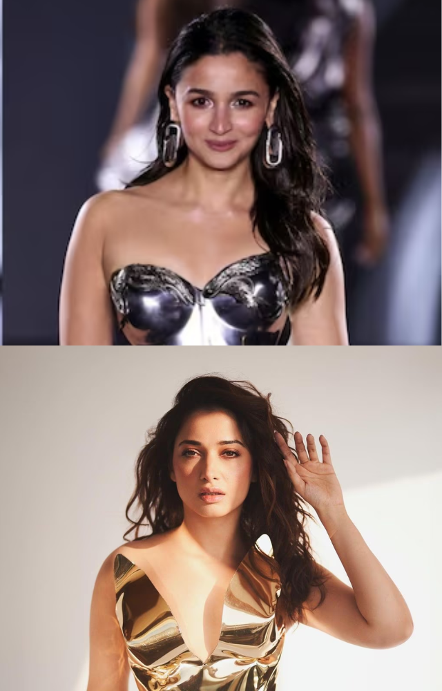 Alia & Tamannaah: Style in Metallic