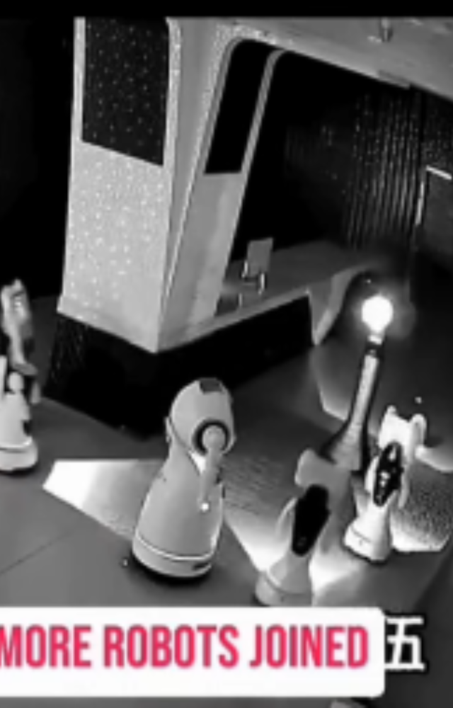 Midnight networking among robots