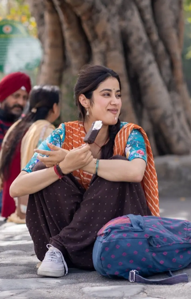 She made sure to pack on sugar while shooting ‘Good Luck Jerry’ by gorging on some ice cream.