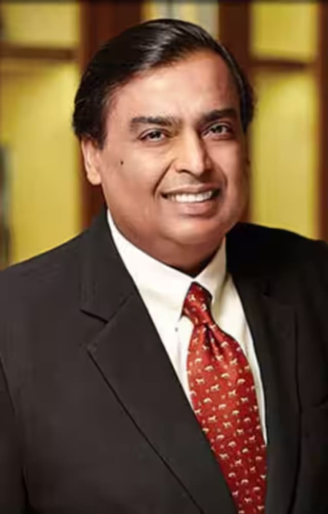One of the richest Indian businessmen, Mukesh Ambani`s net worth in rupees is 7.65 lakh crores. He has consistently been listed on the top 10 richest Indians.