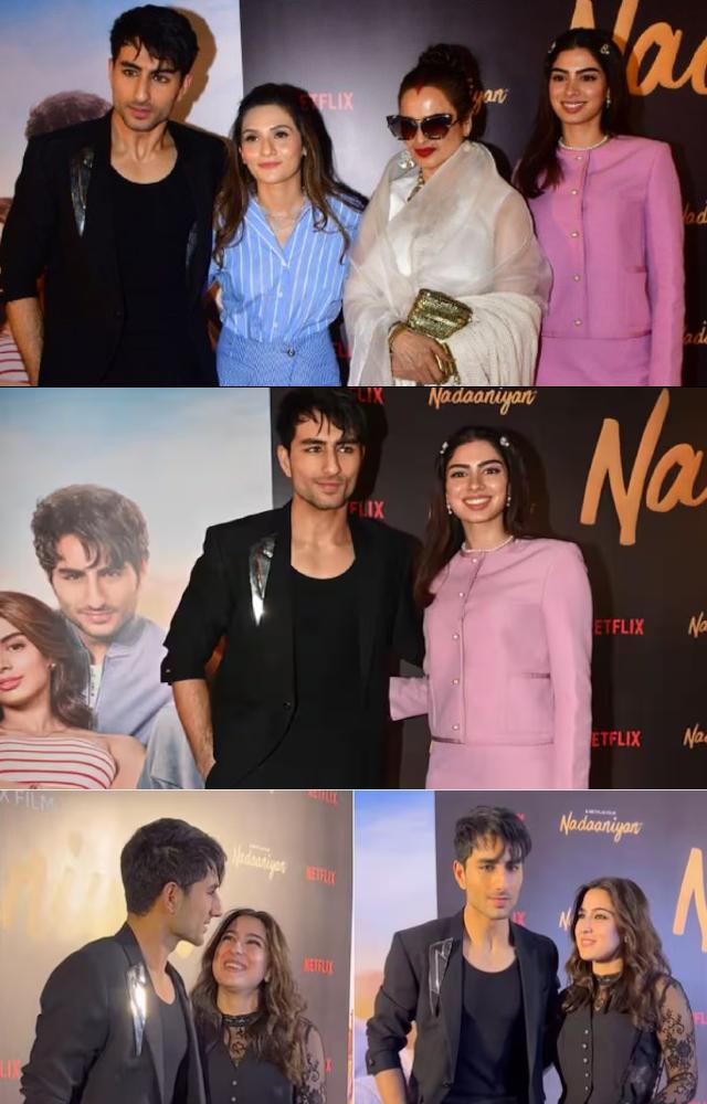 A Starry Night At Nadaaniyan Screening