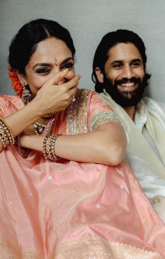 Naga and Sobhita`s Engagement Snap
