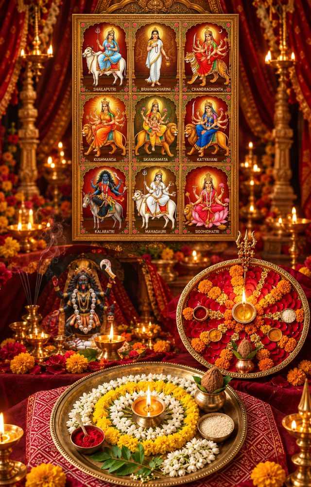 Navratri 2026: 9 Puja thaal decor ideas