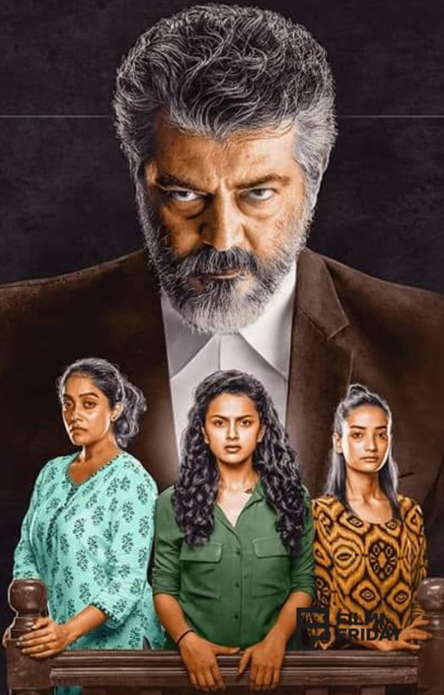 Vakeel Saab (Telugu) and Nerkonda Paarvai (Tamil) are remakes of the Bollywood blockbuster Pink. The striking legal drama stars Pawan Kalyan and Ajith Kumar.