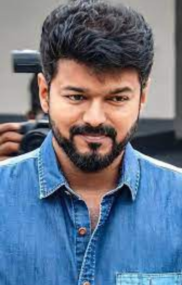 A prominent actor in Tamil cinema, Vijay is fondly known as 'Thalapathy' by his fans, signifying his leadership and fan following.