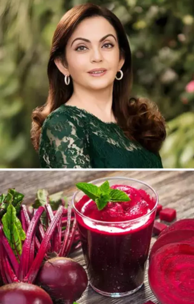 As an active businesswoman, she has to ensure to maintain a healthy lifestyle. Beetroot juice has been a staple in her nutritious breakfast every day.