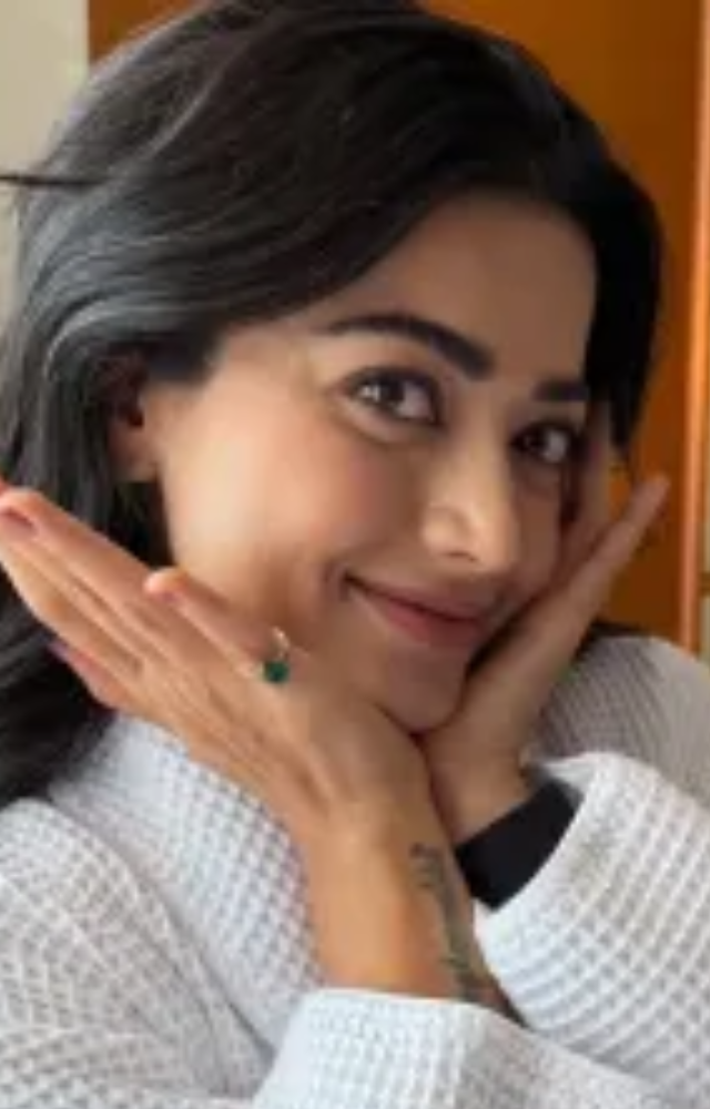 A prominent actress in Kannada, Tamil, and Telugu films, Rashmika is loved for her radiant smile and fresh looks.


