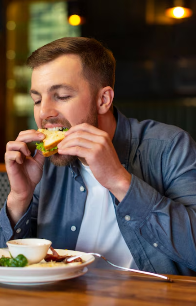 The food you ate the previous day is still being processed. The contents of your digestive tract can contribute to fluctuations on the scale.