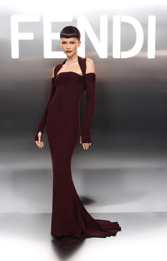 Zendaya looked absolutely fabulous at the Fendi haute couture show during Paris Couture Week 2024.