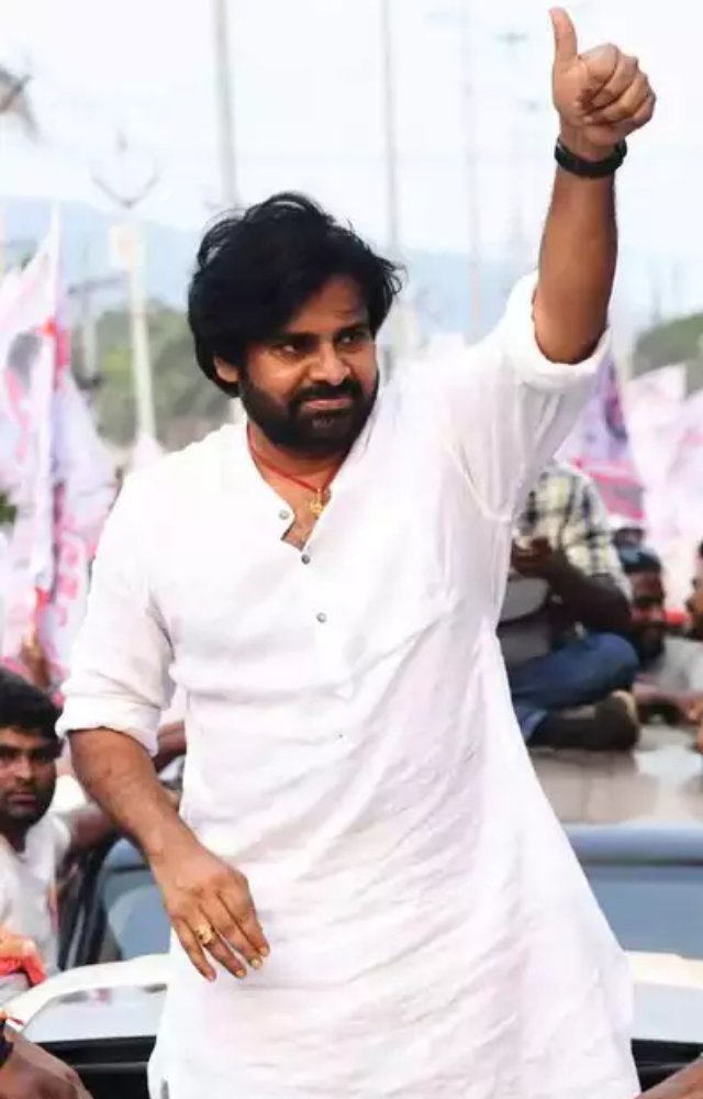 Pawan Kalyan`s dialogue delivery is often marked by a distinctive style, blending intensity with subtlety, which adds depth to his characters.