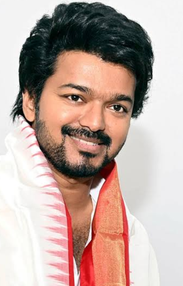 A Tamil superstar celebrated for hits like 'Mersal,' Vijay recently entered politics with Tamilaga Vettri Kazhagam, aiming to bring change.