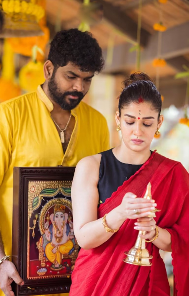 Nayantara and Her husband celebrates Sankranti and Pongal and shares their favorite pictures in social media which makes the fans happier in the season.