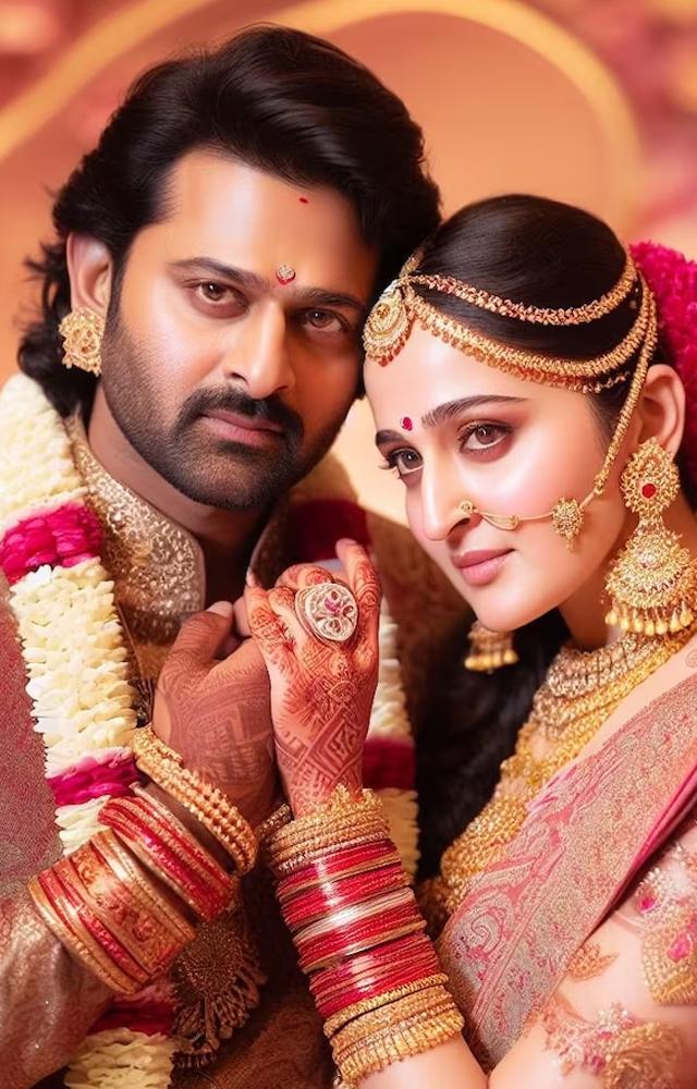 AI-Generated : Prabhas and Anushka 