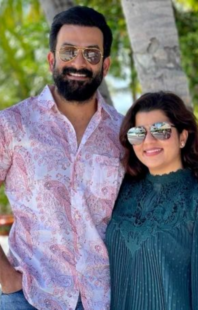 Supriya plays a key role in Prithviraj Productions, and he openly credits her efforts, reflecting their mutual respect and partnership