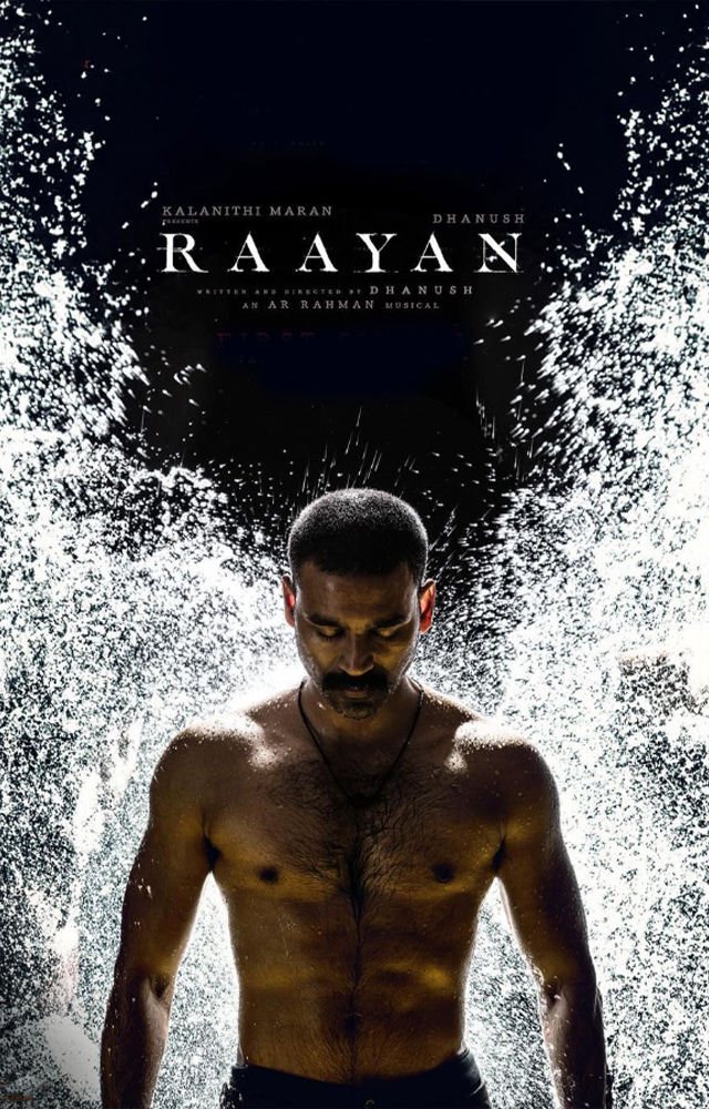 Dhanush plays the lead role of Raayan.  His portrayal promises to be intense, gripping, and layered with emotions. 