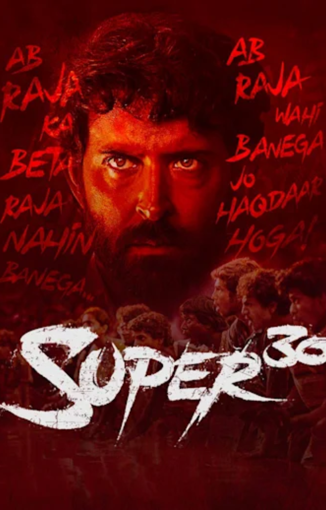 Directed by Vikas Bahl, `Super 30` is a biographical drama inspired by the life of mathematician Anand Kumar, portrayed by Hrithik Roshan.