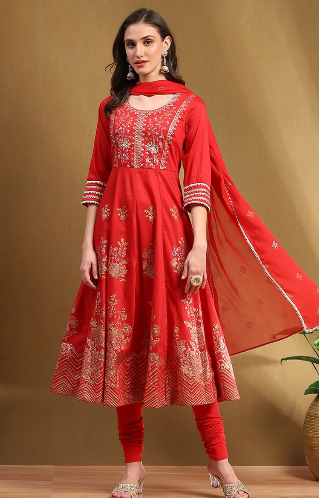 A sophisticated option adorned with intricate embroidery or delicate sequins, ideal for a blend of traditional elegance and charm.