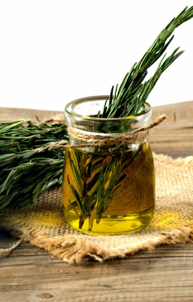 While known for muscle aches, rosemary oil may also offer relief from neuralgic pain, which is pain caused by nerve damage.