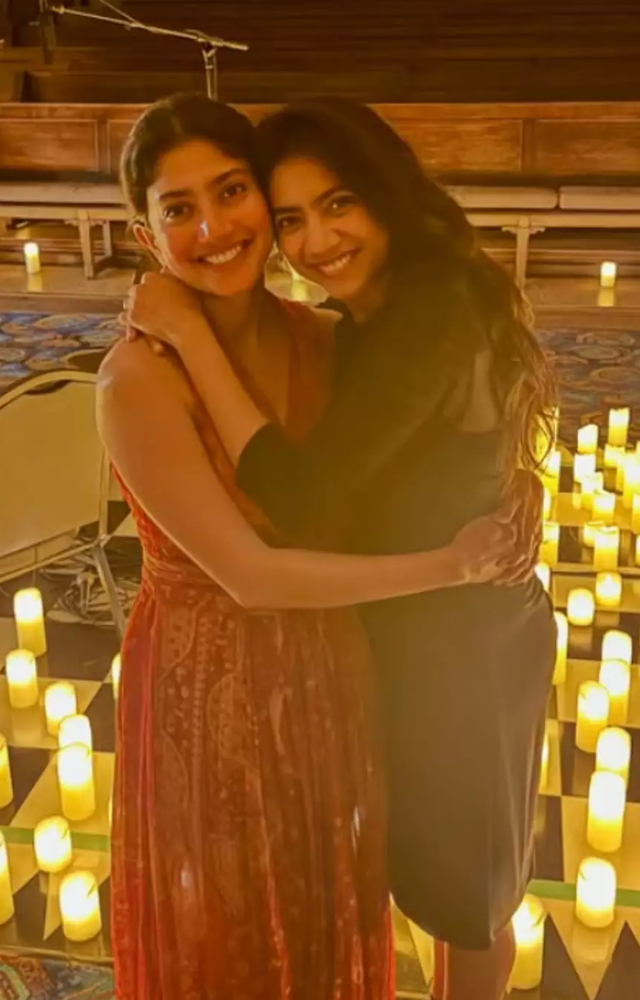 Accompanied by her sister, Pooja Kannan, Sai Pallavi`s trip was made even more special with their shared moments.