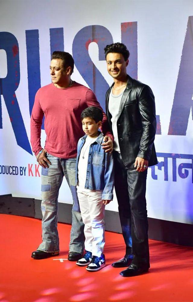 Salman Khan Attends Ruslaan Screening