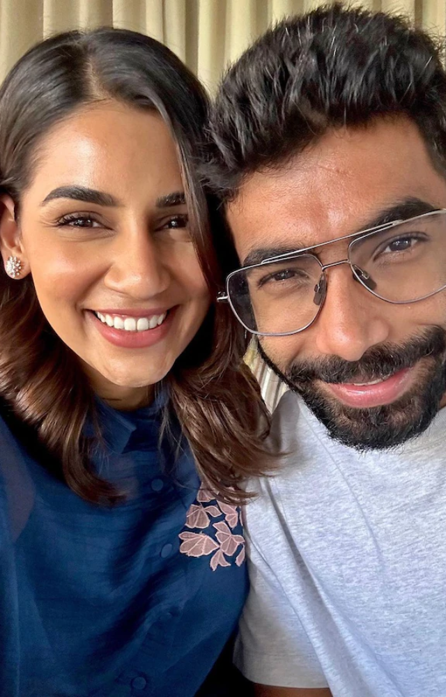 After India`s win, Sanjana interviewed Jasprit Bumrah, their bond heartwarming. Bumrah playfully said, 'See you in 30!' when she wished him luck.
