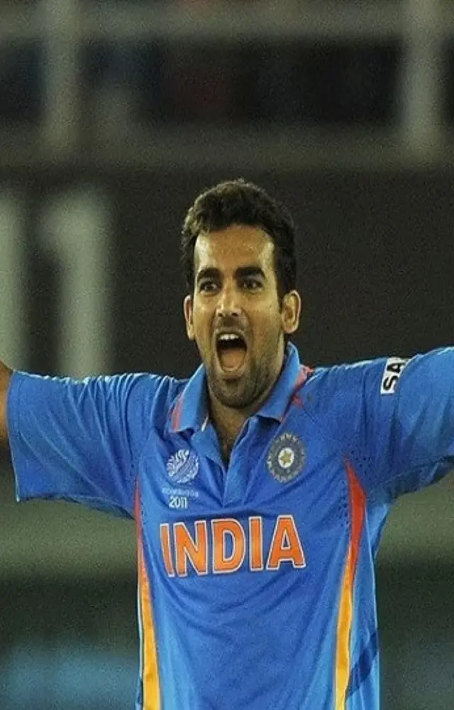 The second name on the list is Zaheer Khan. He has 44 ODI World Cup wickets under his name