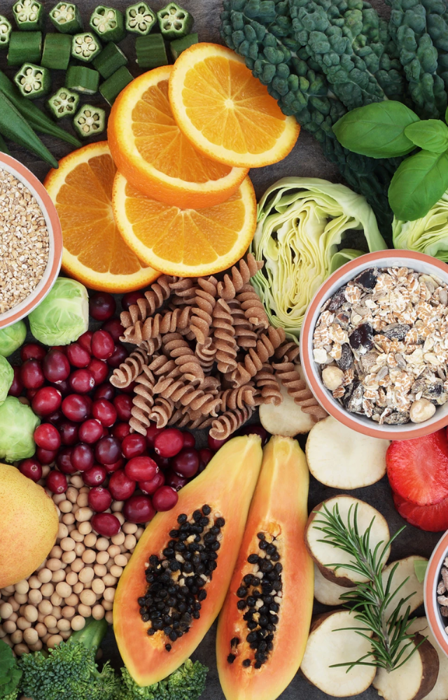 Fibre-rich foods like fruits, vegetables, and whole grains promote satiety and can aid in weight loss. Aim for at least 25 grams of fibre per day.