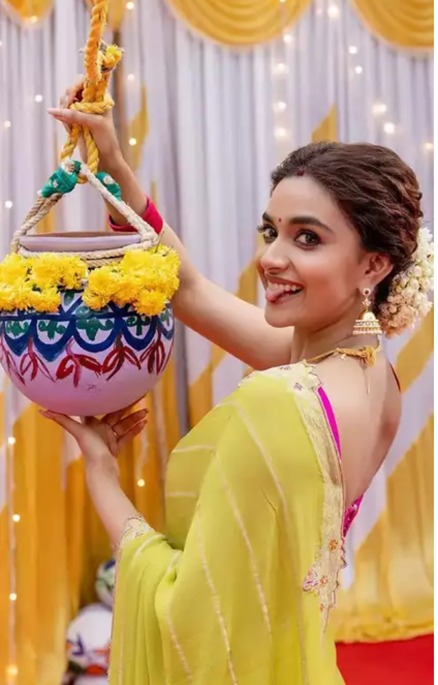 A talented actress in Tamil and Telugu cinema, she made her Bollywood debut with 'Baby John.'