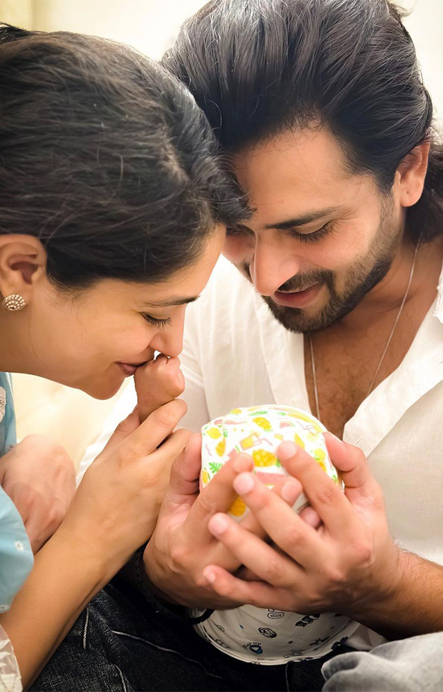 Dipika Kakar and Shoaib Ibrahim`s happiness knows no bounds as they reveal the face of their beloved son, Ruhaan.