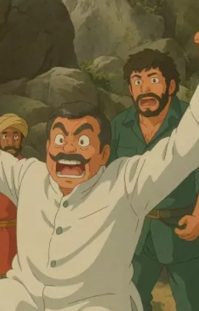 'Yeh haath mujhe de de Thakur!' has a whole new vision, thanks to Ghibli-style images made by fans.