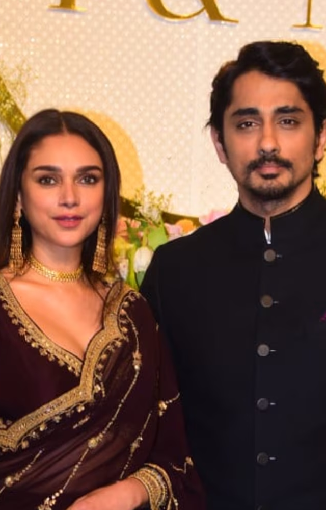 This picture is shot when they were attending an event after the announcement. They both look really good together in black